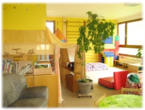 Gruppenraum der Kindergartengruppe