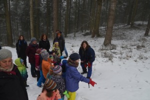 Spurensuche beim Schlittenwochenende
